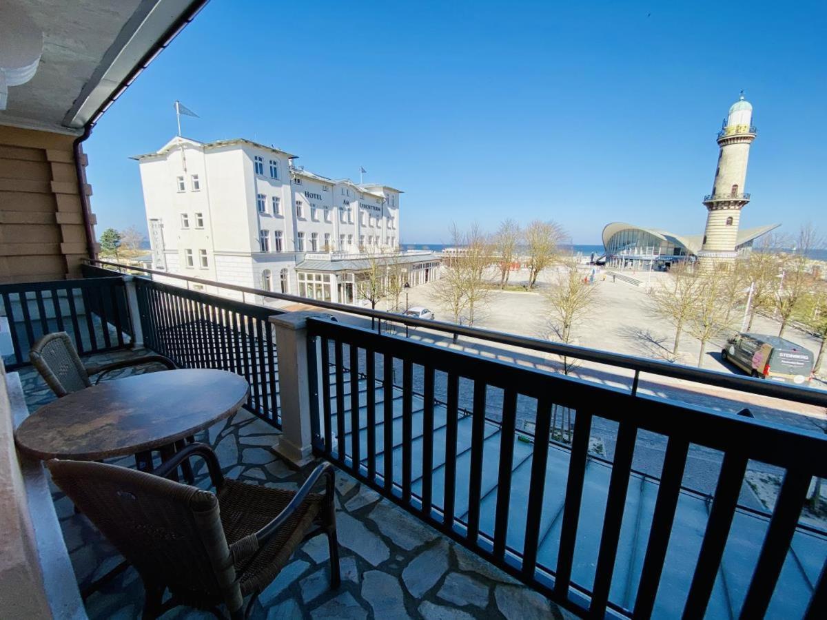 Ferienwohnung Berringer, Barsch, direkt an der Promenade Rostock Exterior foto
